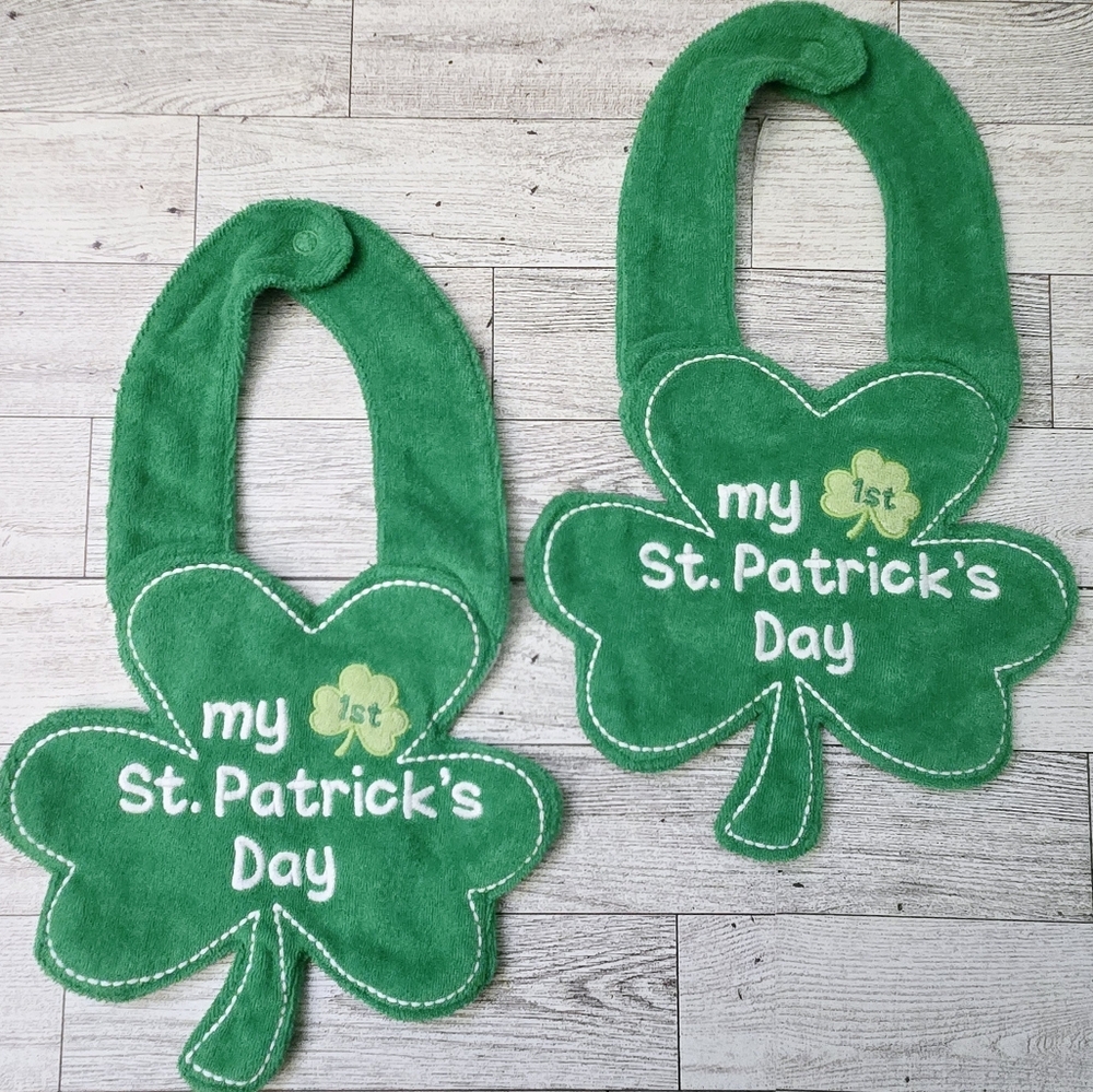 Carter's "My 1st St. Patrick's Day" Baby Infant Bibs